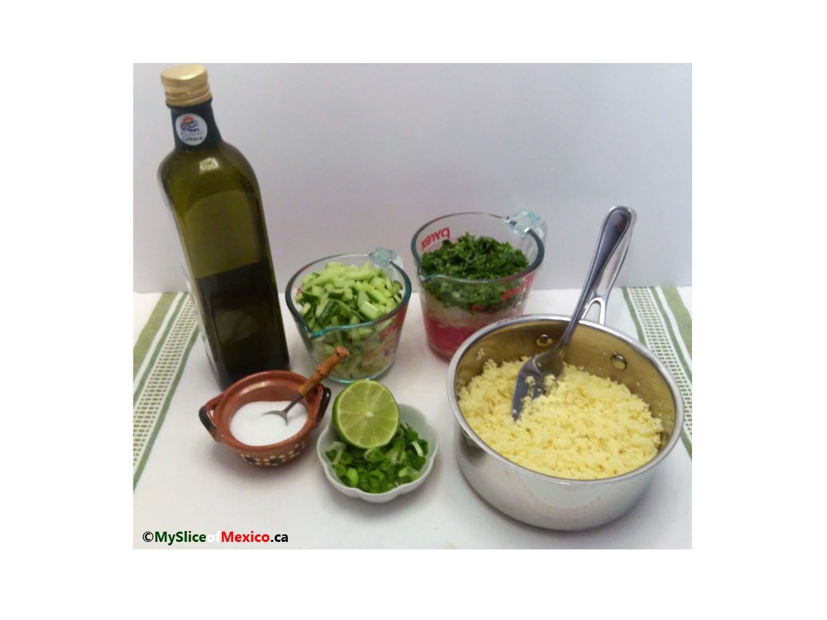 couscous salad with a Mexican twist