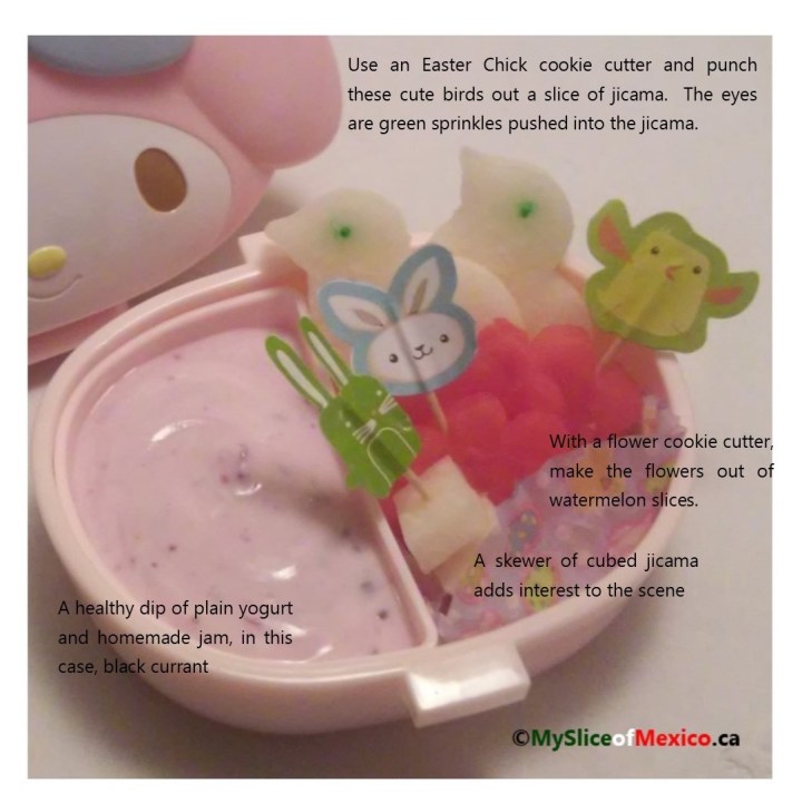 fruit bento Easter logo