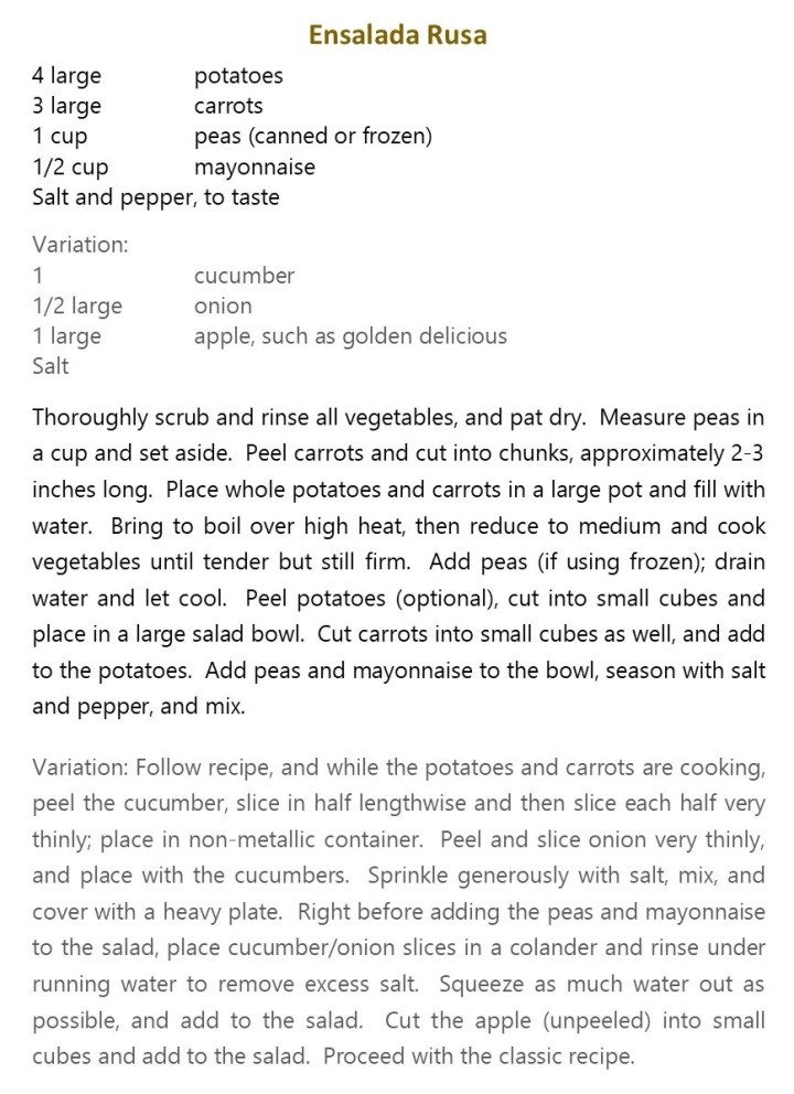 Russian salad no title