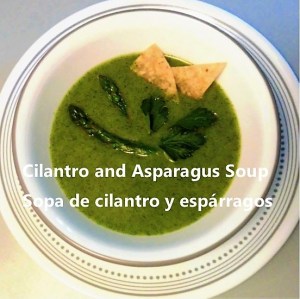 Cilantro and asparagus soup My slice of Mexico
