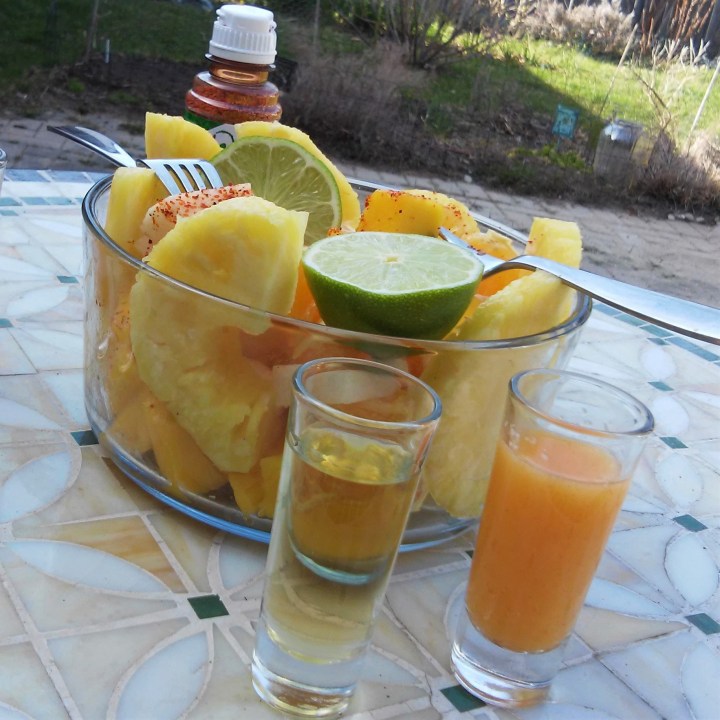 pico de gallo salad with tequila and sangrita square frame