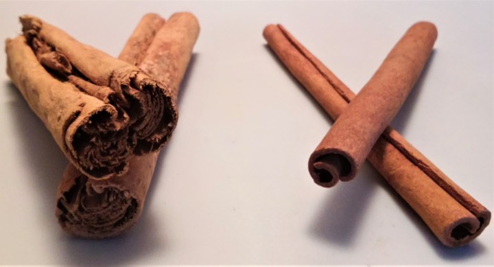 cinnamon Ceylon and cassia