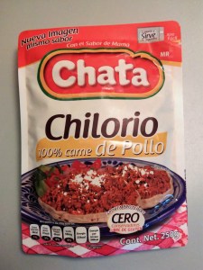 chilorio de pollo