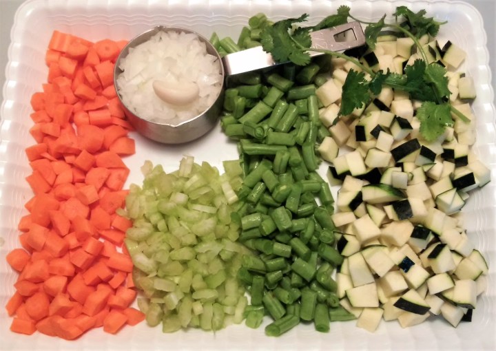 001 chopped vegetables
