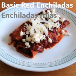 Basic red enchiladas recipe cover