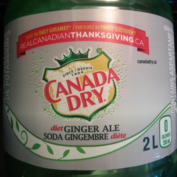 Canada Dry label