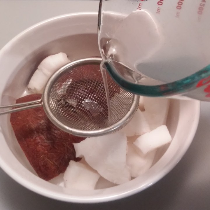 store in the fridge with strained juice