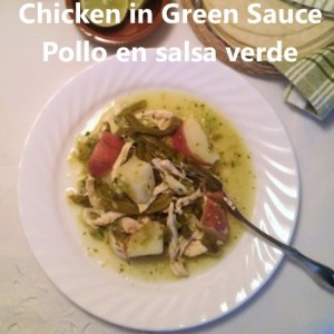 chicken in green sauce recipe cover