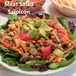 meat salad recipe cover