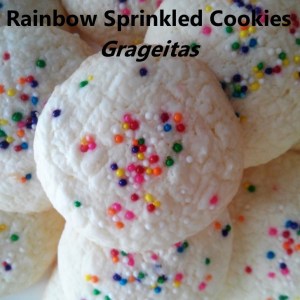 Rainbow Sprinkled Cookies