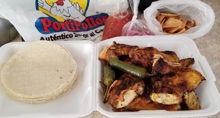 013 A whole chicken pack from Porti Pollos