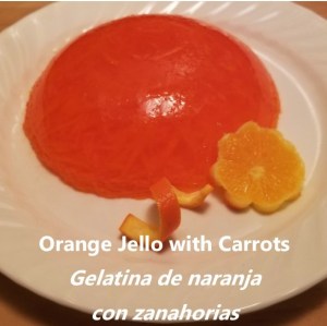 Orange Jello with Carrots