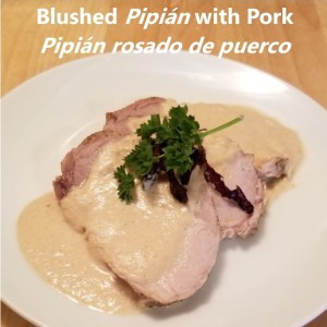 Blushed pipian with pork