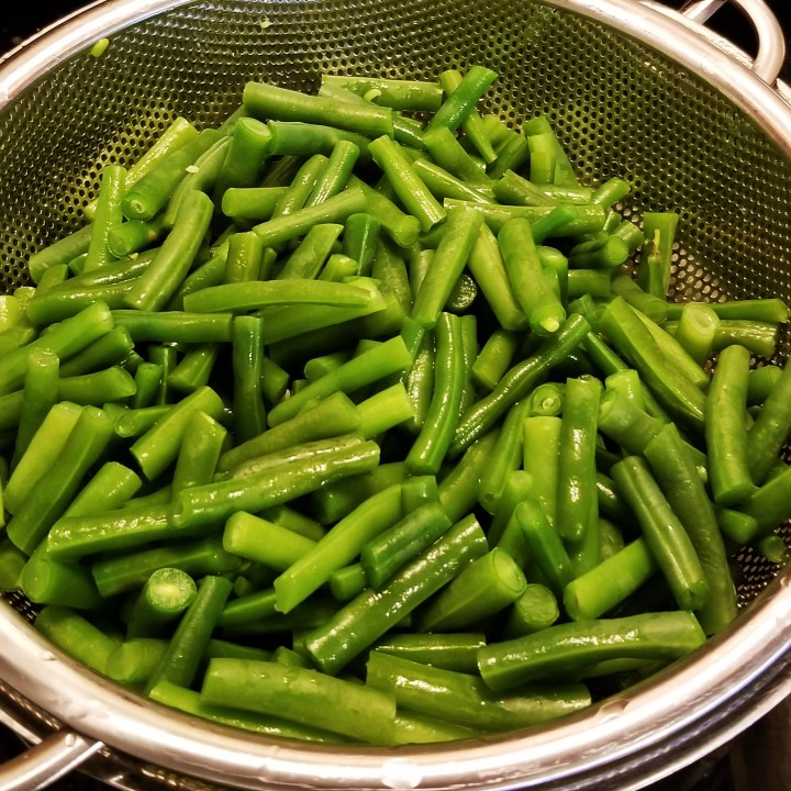 20190716_rinsed and drained blanched green beans