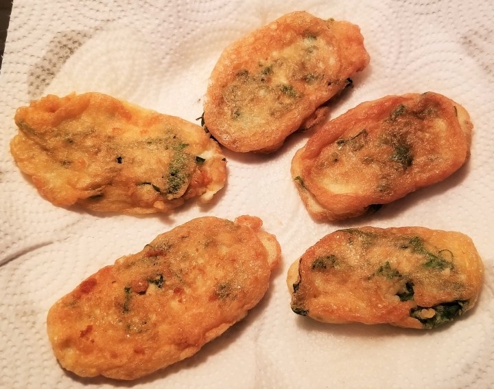 009 huauzontle patties