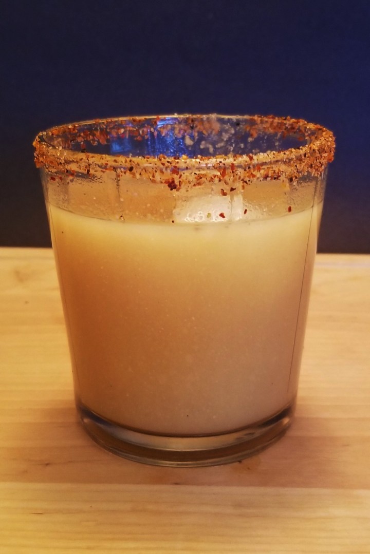 013 tejuino preparado with Tajin