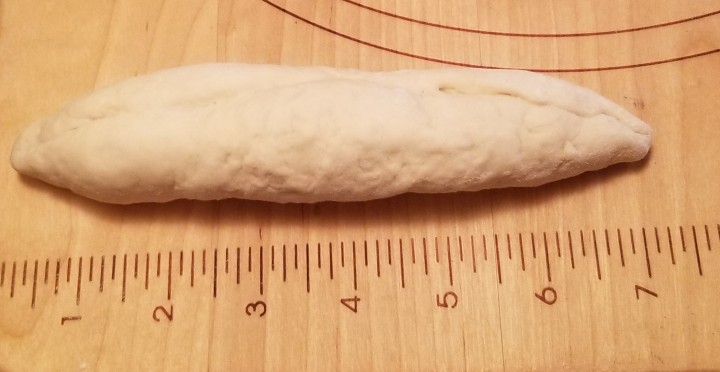 018 narrow bun seven inches long