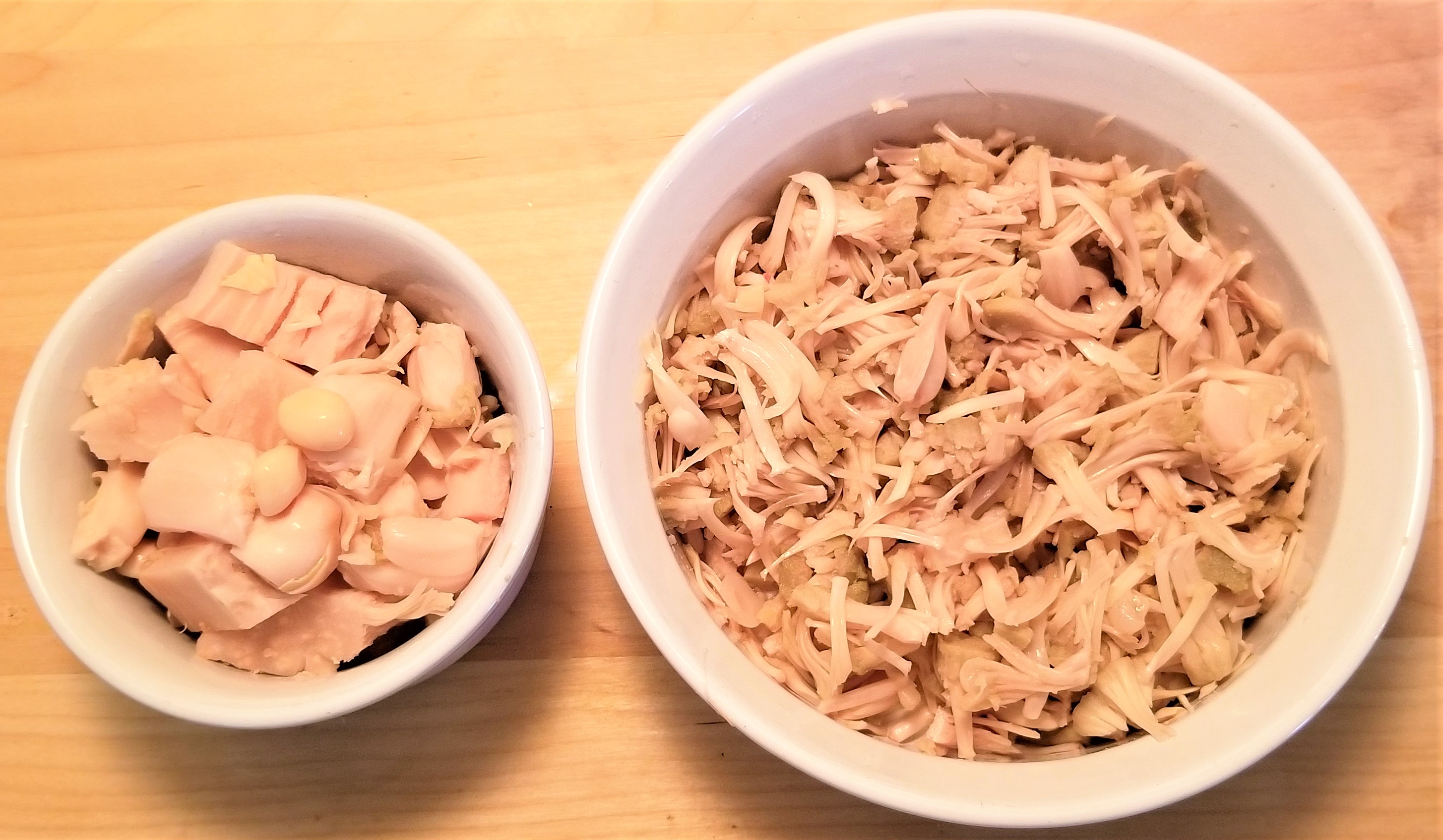 004 separated jackfruit sections