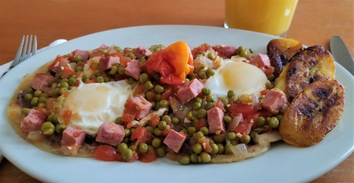 Huevos motuleños  – Weekend Brunch at&nbsp;Home