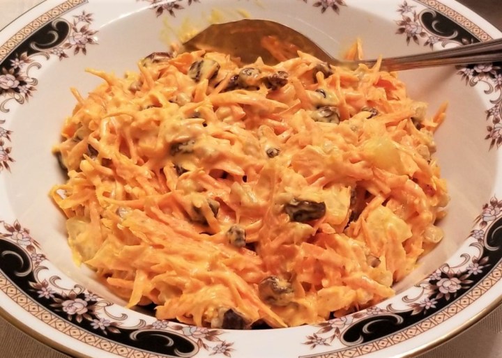 Sweet carrot salad