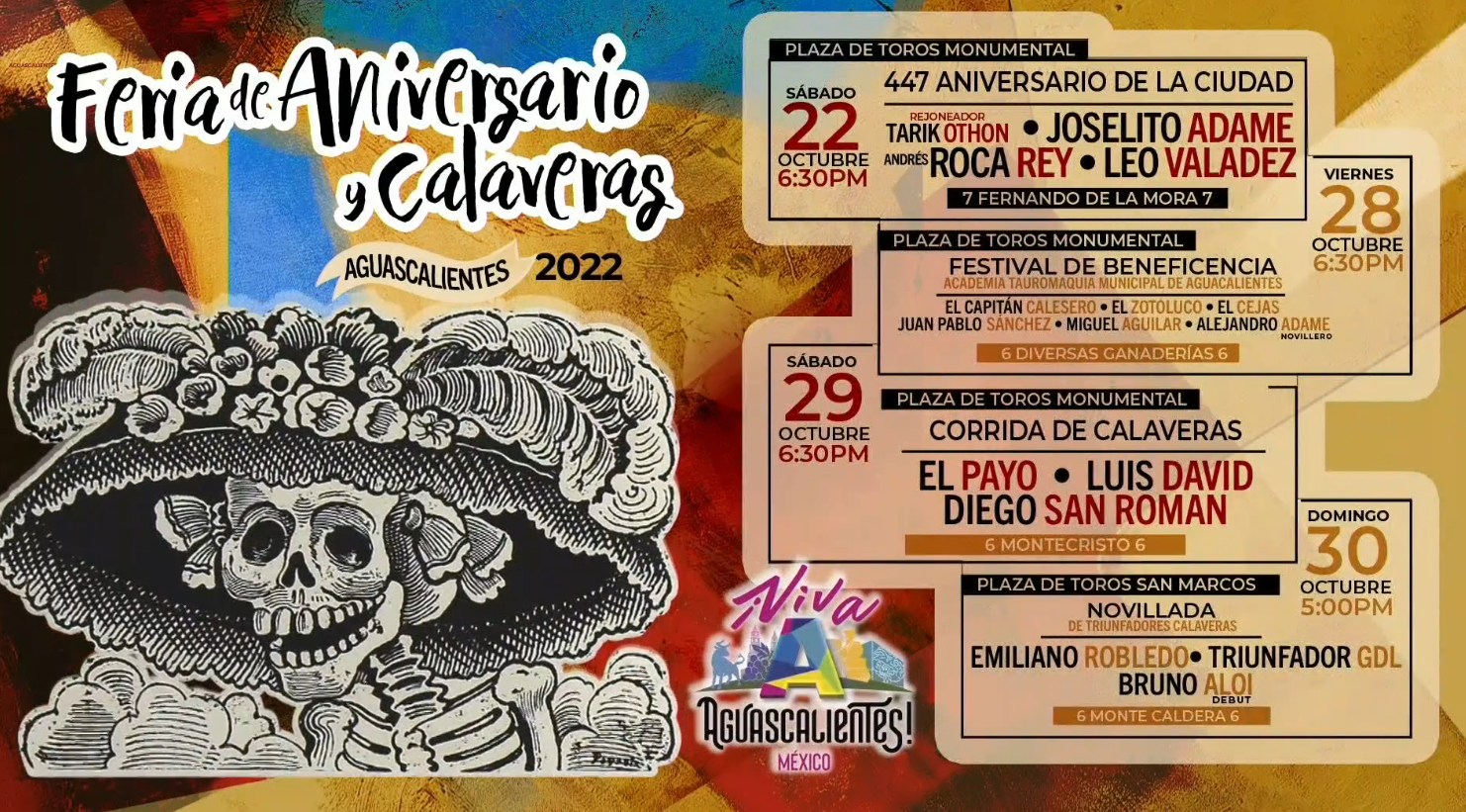 corridas-de-toros-festival-calaveras-2022