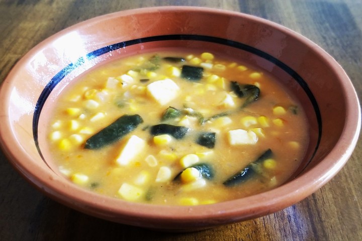 Colima Style Fresh Corn and Cheese Soup –&nbsp;Minguiche