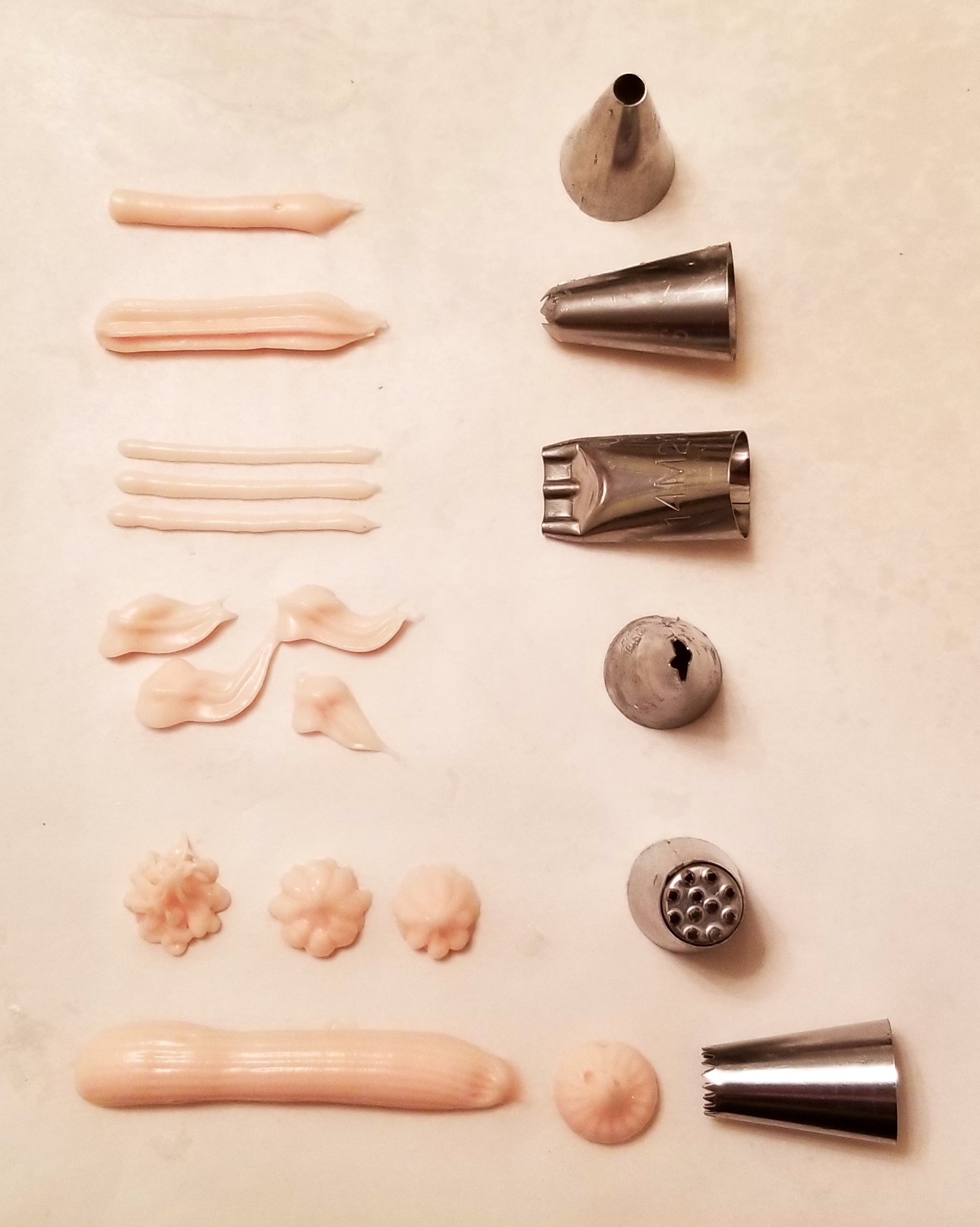 icing piping samples