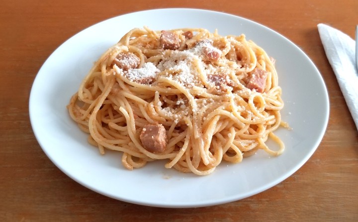 Creamy Spaghetti – Espagueti con&nbsp;crema